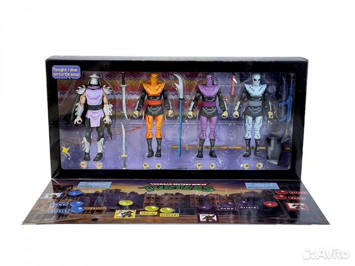 Набор по Черепашкам Arcade Foot Clan Exclusive
