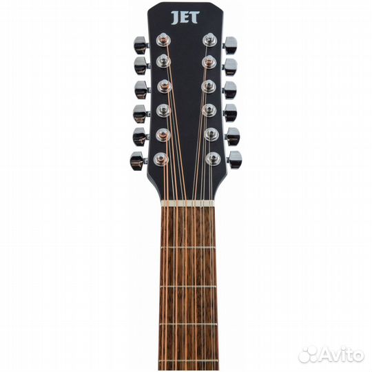Электроакустическая гитара JET jdec-255/12 BKS