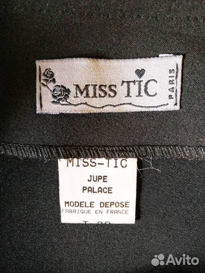 Юбка карандаш, черная, 44-46, Miss Tic, Франция
