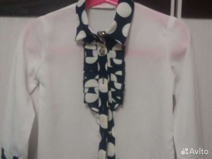 Блузка белая 2 года 92