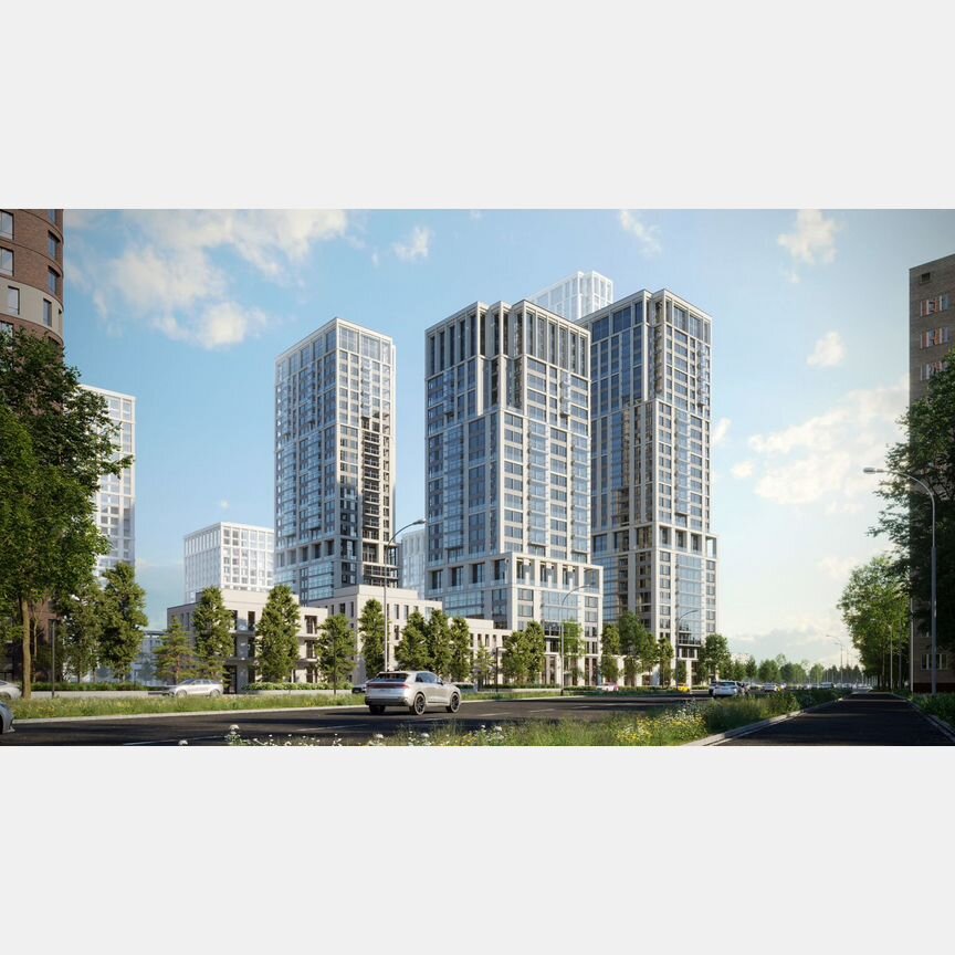 2-к. квартира, 107,2 м², 24/24 эт.