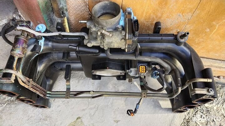 Впускной коллектор дроссельная заслонка Субару