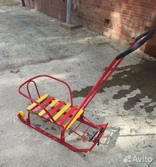 Детские зимние санки