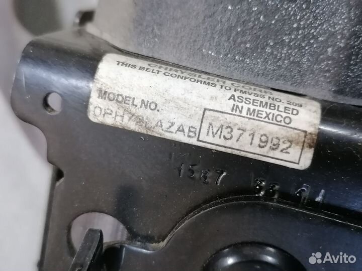 Ремень безопасн.зад.комплект Chrysler Concord 1999