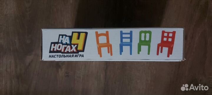 Настольная игра Стульчики На 4 ногах 18шт для дете