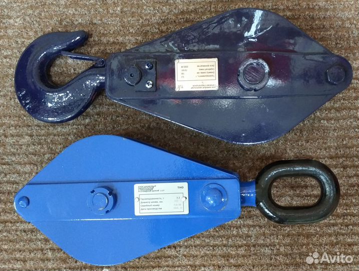 Блоки монтажные для автокранов (полиспасты)