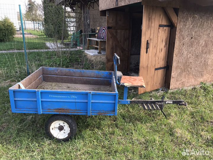 Мотоблок Нева 2 С прицепом и фрезами