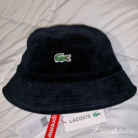 Supreme X Lacoste Veloure Crusher Bucket Hat