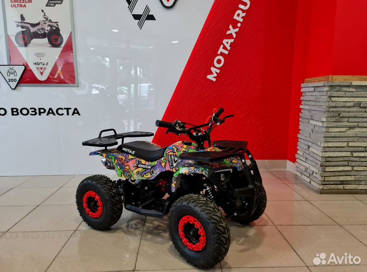 Детский квадроцикл Mini Grizlik X16 (ES) (BW)