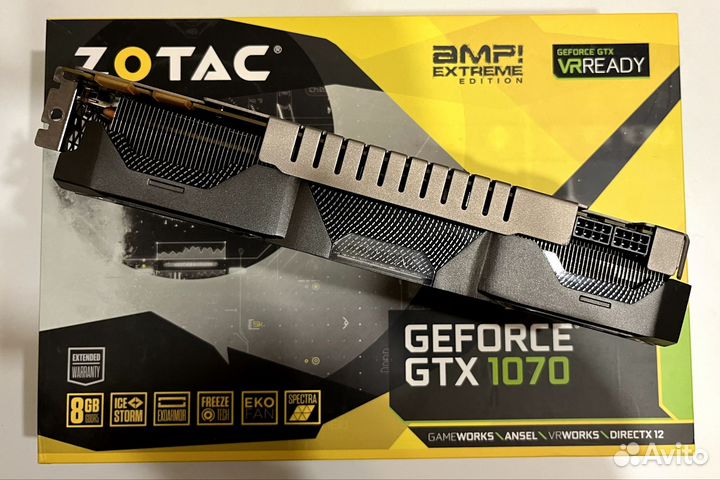Zotac gtx 1070 amp extreme edition