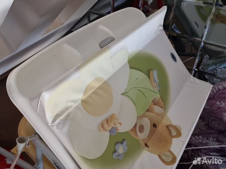 Детская ванночка + пеленальный столик