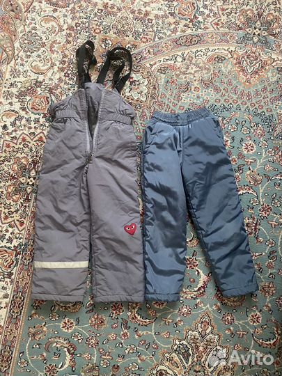 Зимние брюки для девочек 110
