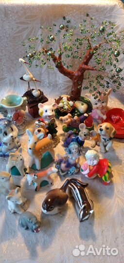 Фигурки-СССР.фарфор,керамика,дерево.Музыка ветра