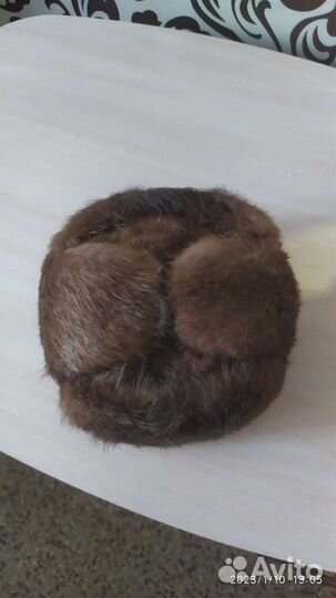 Шапка мужская из бобра