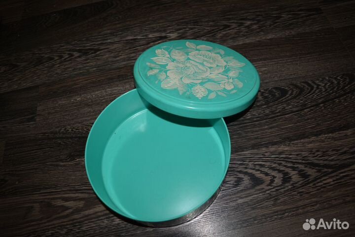 Коробка, шкатулка СССР карболит цветы