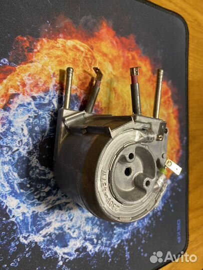 Бойлер круглый Saeco/Gaggia (под гайку) 2 тэна