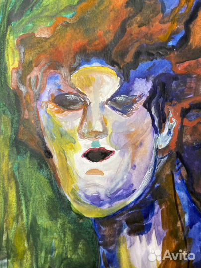 Картина акварельная