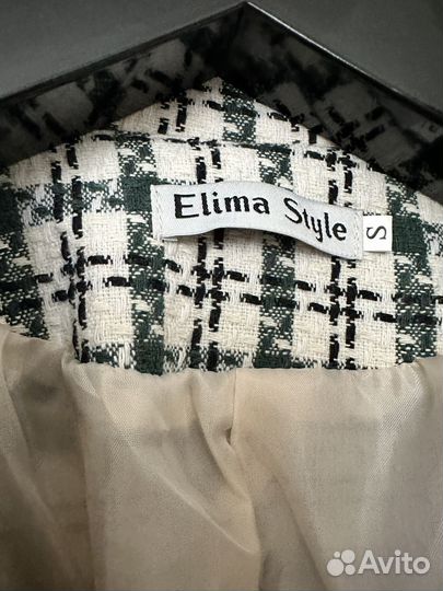 Твидовый жакет новый 42