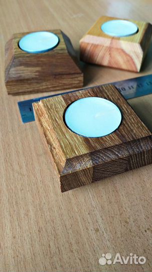 Подсвечник деревянный