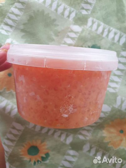 Красная икра кета