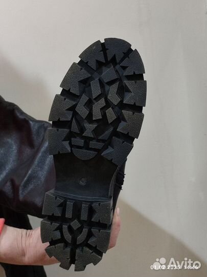 Сапоги женские зимние, размер 40, натуральная кожа