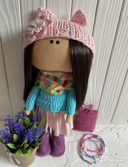 Кукла текстильная интерьерная ручной работы