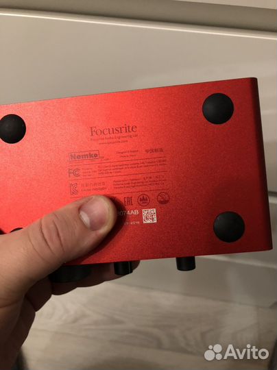 Внешняя Звуковая карта Focusrite Solo 3rd Gen