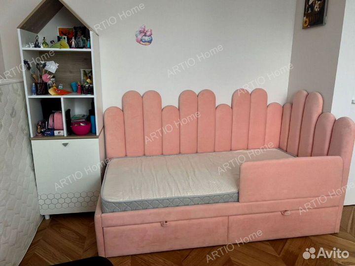 Детская мягкая кровать