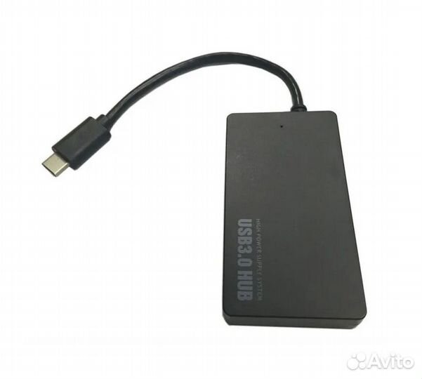 Хаб-адаптер USB3.1 Type-CM - 4*USB3.0