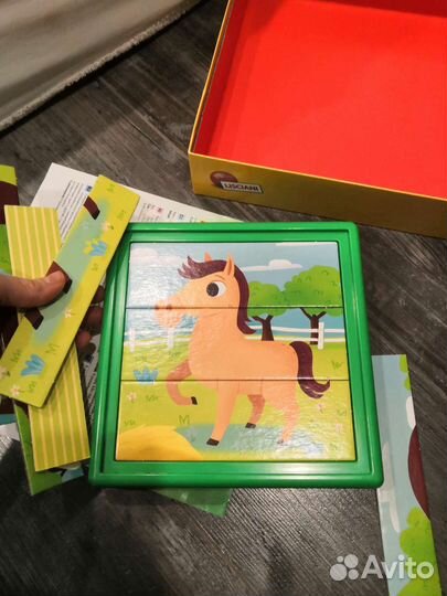Пазлы крупные для детей ферма