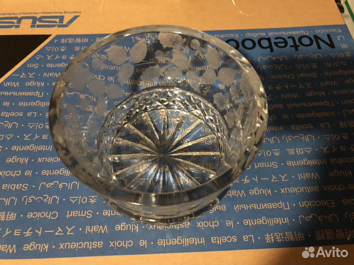 Вазы хрустальные