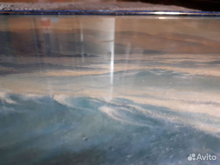 Картина маслом на холсте морской пейзаж