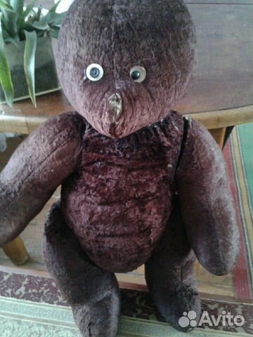 Медведь плюшевый СССР 1960 г