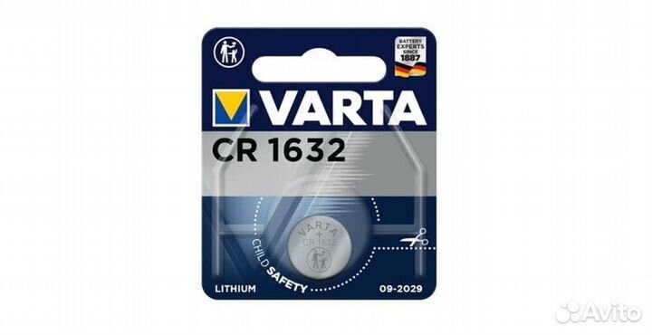Батарейка Varta CR1632 (3В) BL-1