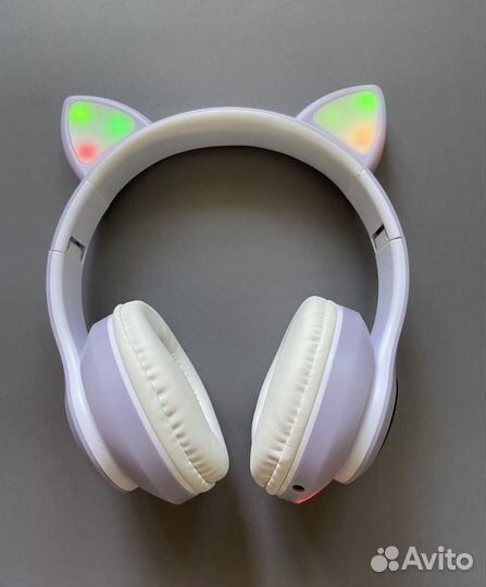 Наушники с кошачьими ушками