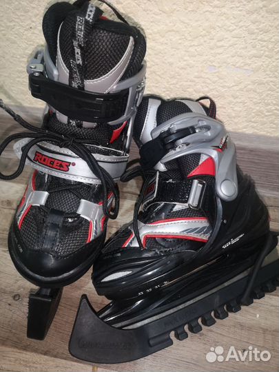 Коньки детские раздвижные