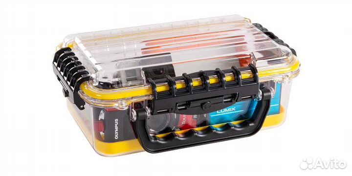 Футляр Plano Guide водонепроницаемый, жёлтый/проз