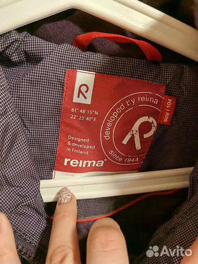 Куртка для девочки 104 reima