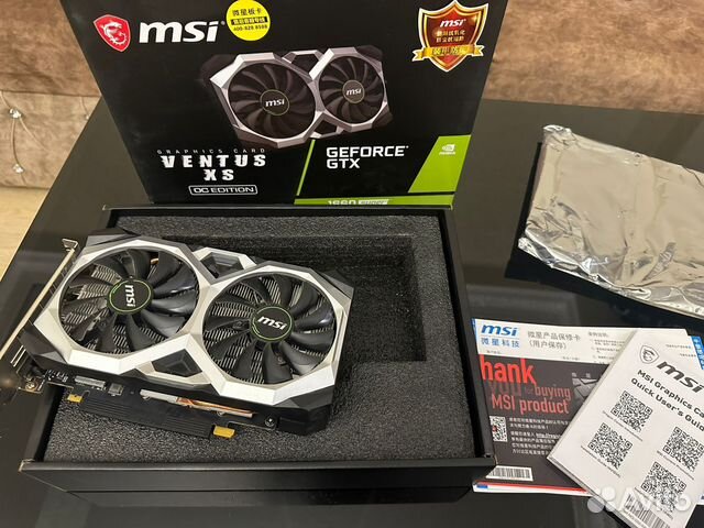 Видеокарта gtx 1660 6gb msi