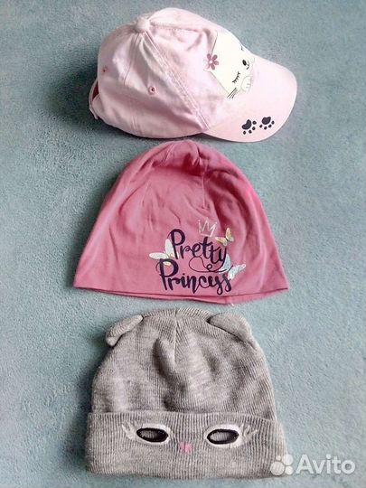 Шапки для девочки 6 лет