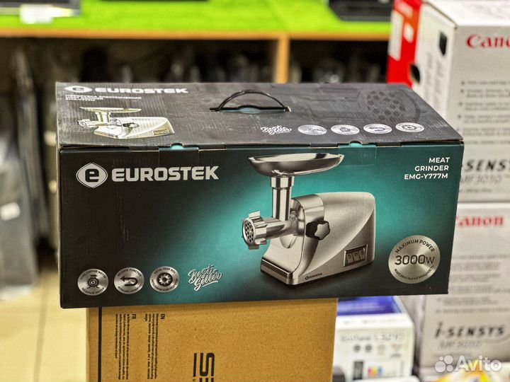 Электрическая металлическая мясорубка 3000Вт