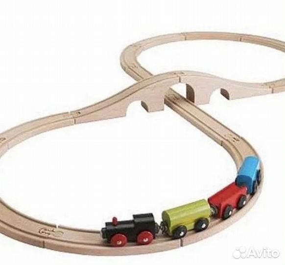 Деревянная железная дорога IKEA