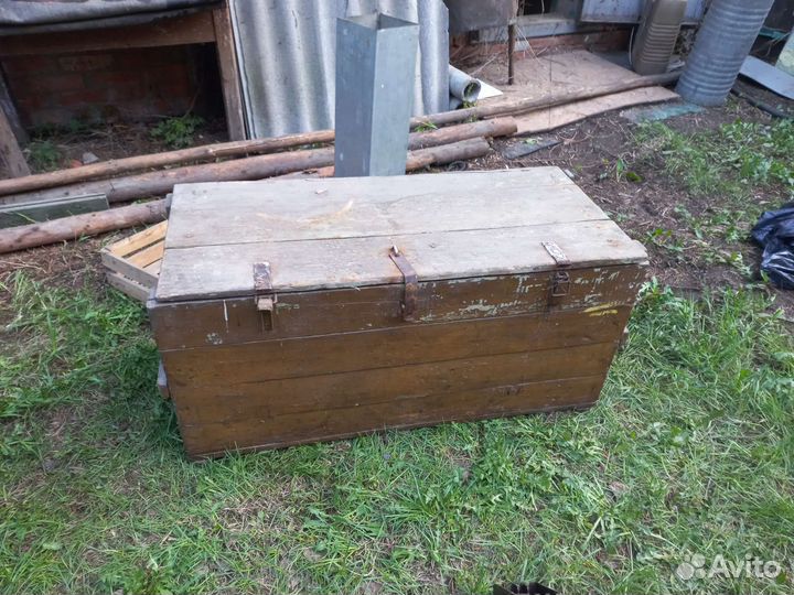 Ящик деревянный с ручками