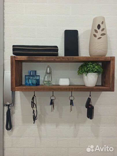 Полка настенная, ключница, лофт