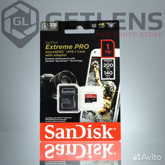Карта памяти SanDisk MicroSD 1TB Extreme Pro V30