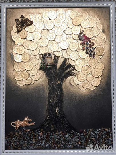 Картина денежное дерево