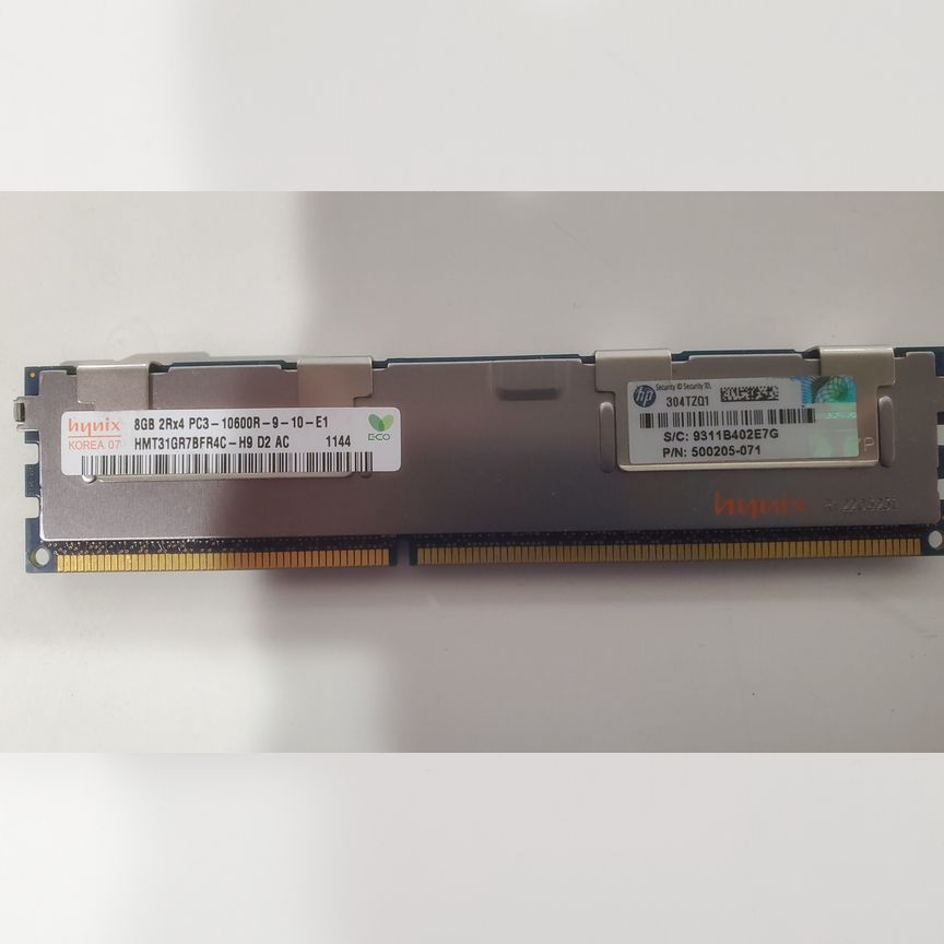 [HMT31GR7BFR4C-H9] Серверная Память Hp, Ibm 8gb Ddr3 10600r Hmt31gr7bfr4c-H9