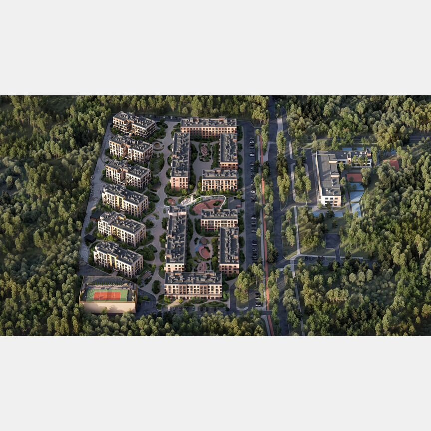 2-к. квартира, 70,3 м², 3/4 эт.