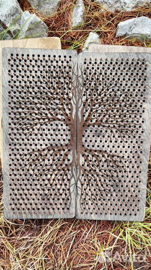 Садху с медными гвоздями доска садху медная