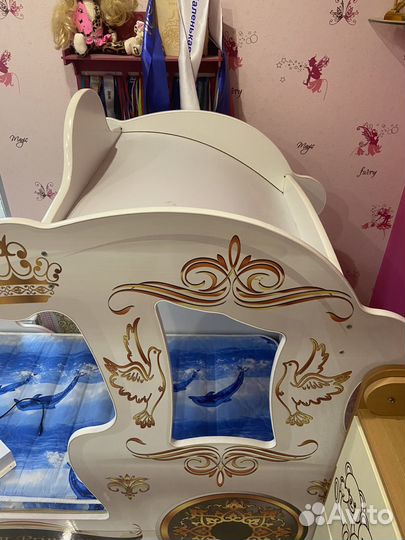 Детская кровать карета